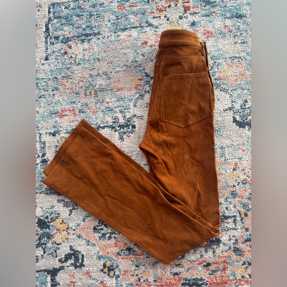 Frame Terracotta Lamb Suede Bootcut Pants
Size 26 - Picture 4 of 11